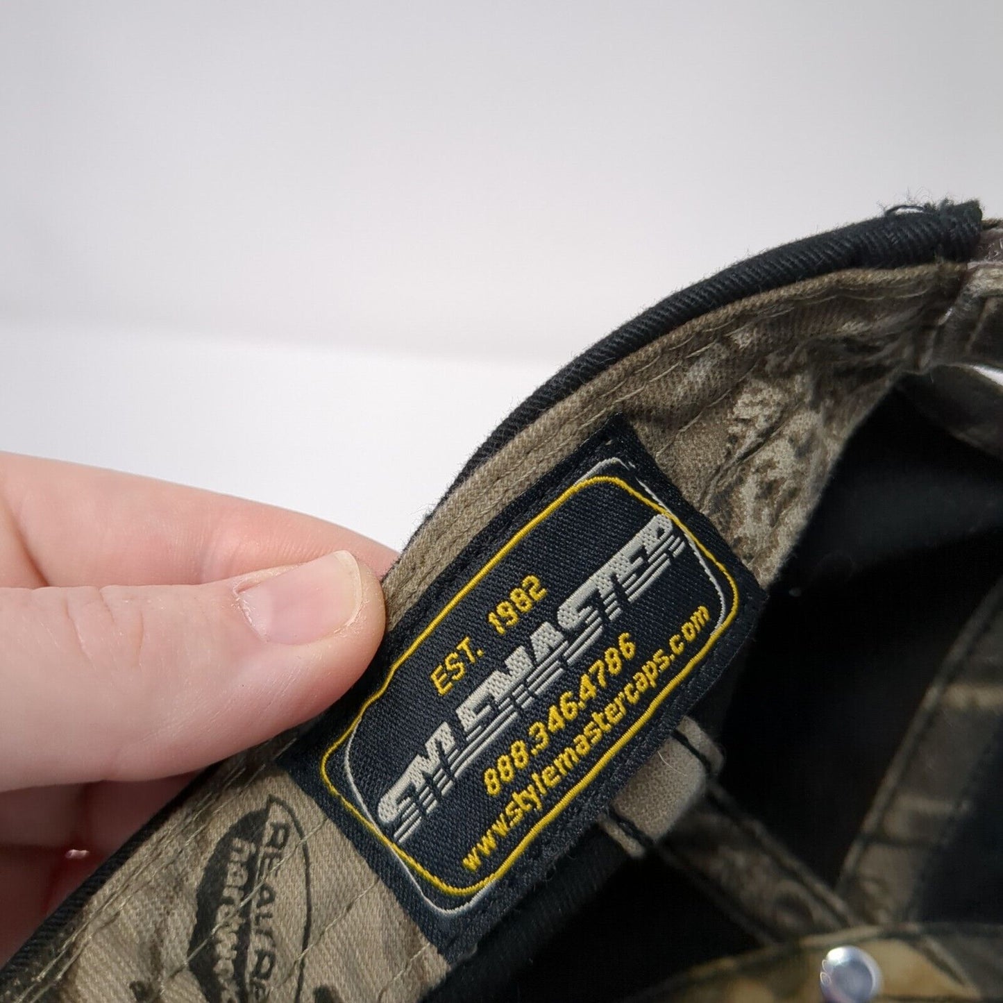 Gem State Chapter NWTF Strapback Hat Black One Size Adjustable 6 Panel