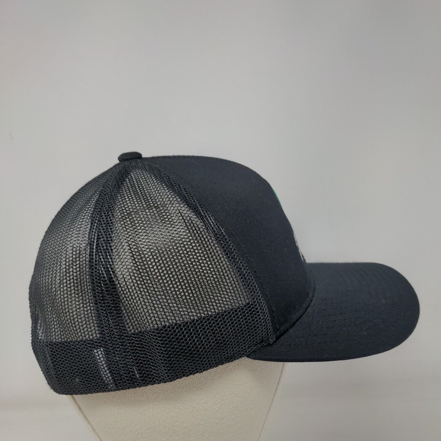 Jax Dairy Box Meat Snapback Trucker Hat Black One Size Pacific Headwear