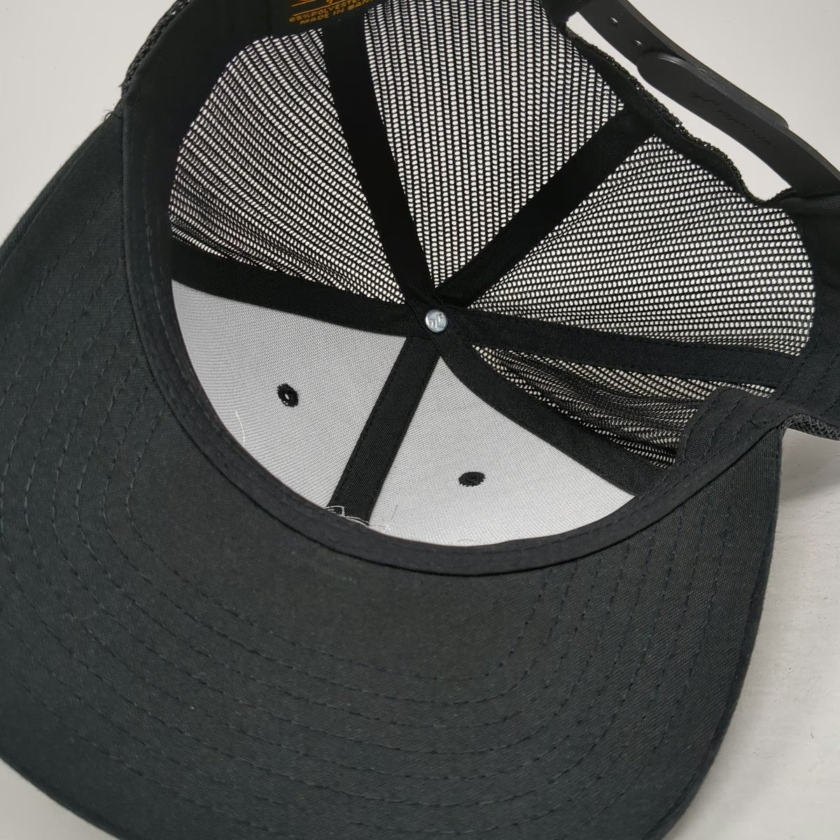 Yupoong Trucker Hat Black One Size Snapback Volans Tequila Flying Fish Graphic