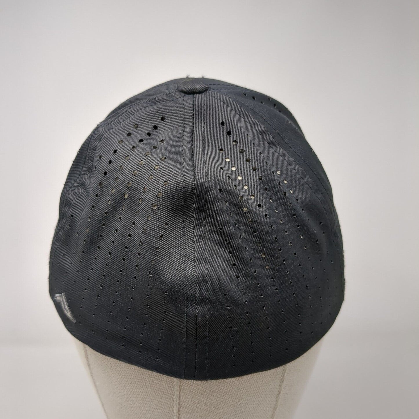 Letter N Fitted Hat Black XS Embroidered Flexfit Pacific Headwear