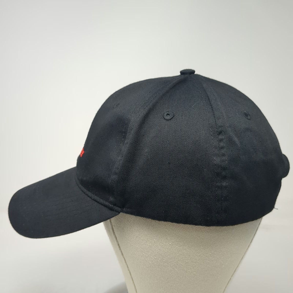 Fred Meyer Baseball Cap Black One Size Embroidered Logo Strapback Hat Adjustable