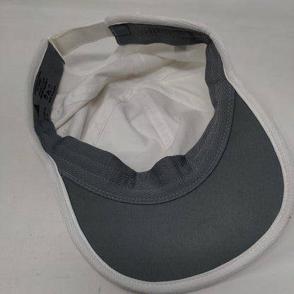 Adidas Aeroready Strapback Hat White One Size 3 Stripes Adjustable