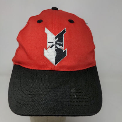 Indianapolis Indians Men's Snapback Hat Red Black OSFA Embroidered Logo
