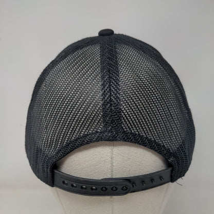NASA Snapback Trucker Hat Black One Size Adjustable Mesh Back American Needle