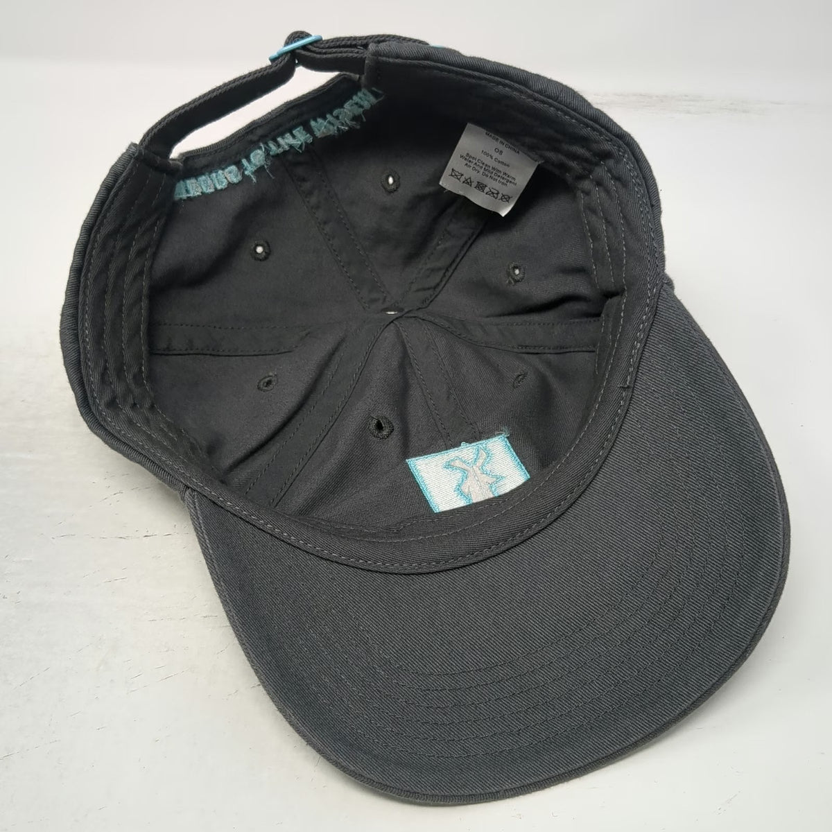 Gray Baseball Cap One Size Blue Windmill Cheers to the Wiseman Slideback Hat