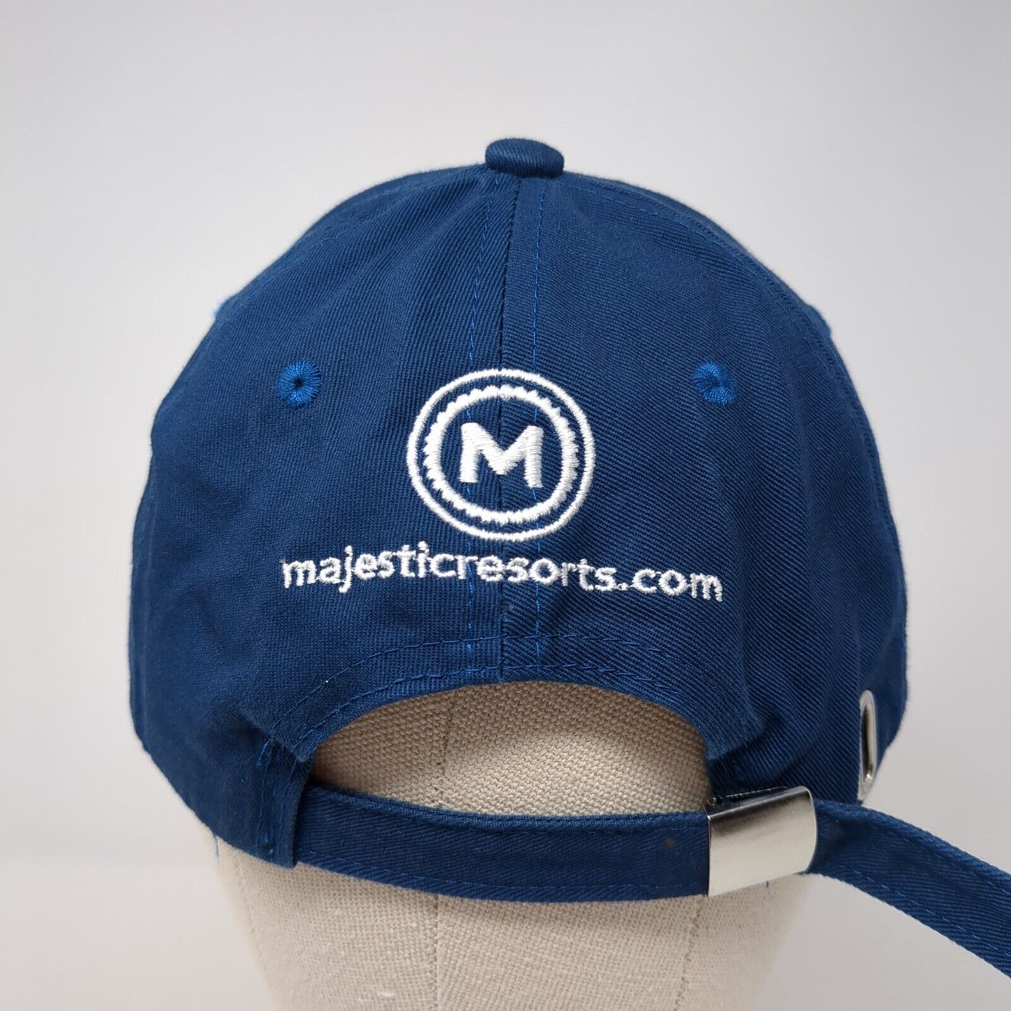 Majestic Elegance Punta Cana Slideback Baseball Cap Blue OS Adjustable 6 Panel