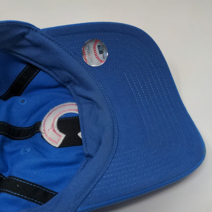 '47 Brand Women's Slideback Hat Blue Adjustable Embroidered Chicago Cubs Logo