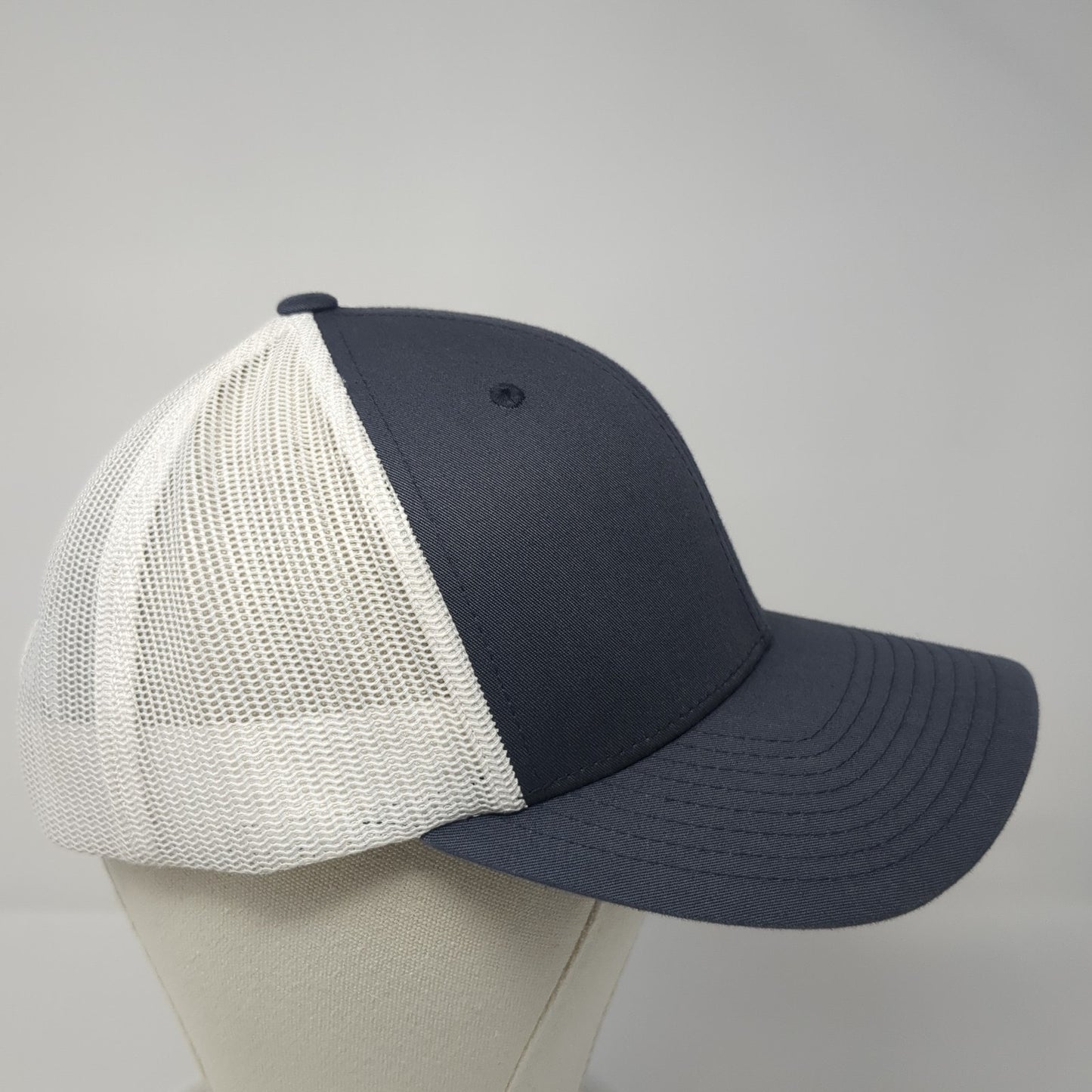 P CDA Snapback Mesh Back Trucker Hat Gray One Size Colorblock Sport-Tek