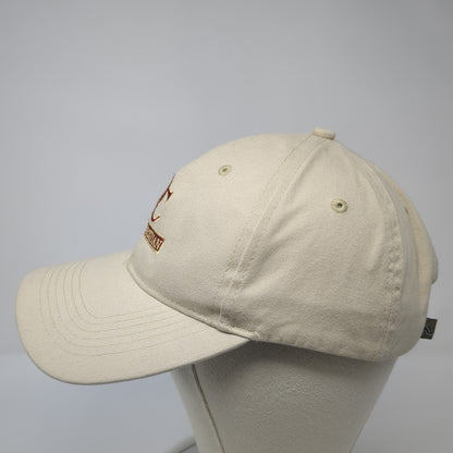 Oaks Christian Strapback Hat Beige One Size Adjustable Pacific Headwear