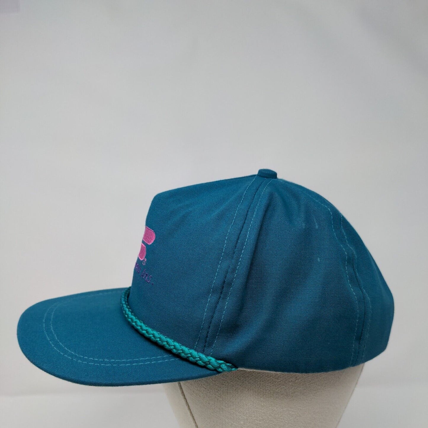 Farm Bureau Ins. Slideback Hat Blue OS Adjustable Embroidered Rope Imperial