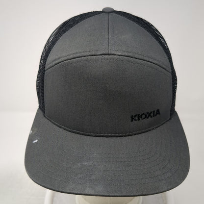 Richardson Trucker Hat Gray One Size Kioxia Memory Maker Mesh Snapback 7-Panel