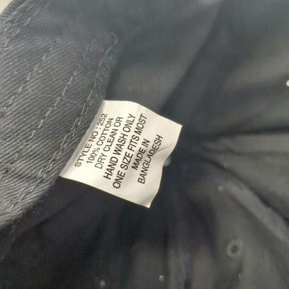 Decky 5 Panel Black Hat One Size Stanley McCall Rope Snapback Cotton Structured