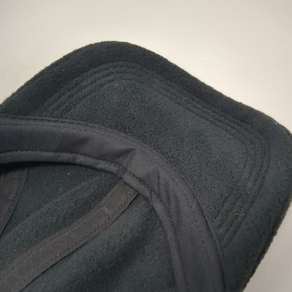Turtle Fur Baseball Cap Black One Size Fleece Recycled Polyester Strapback Hat
