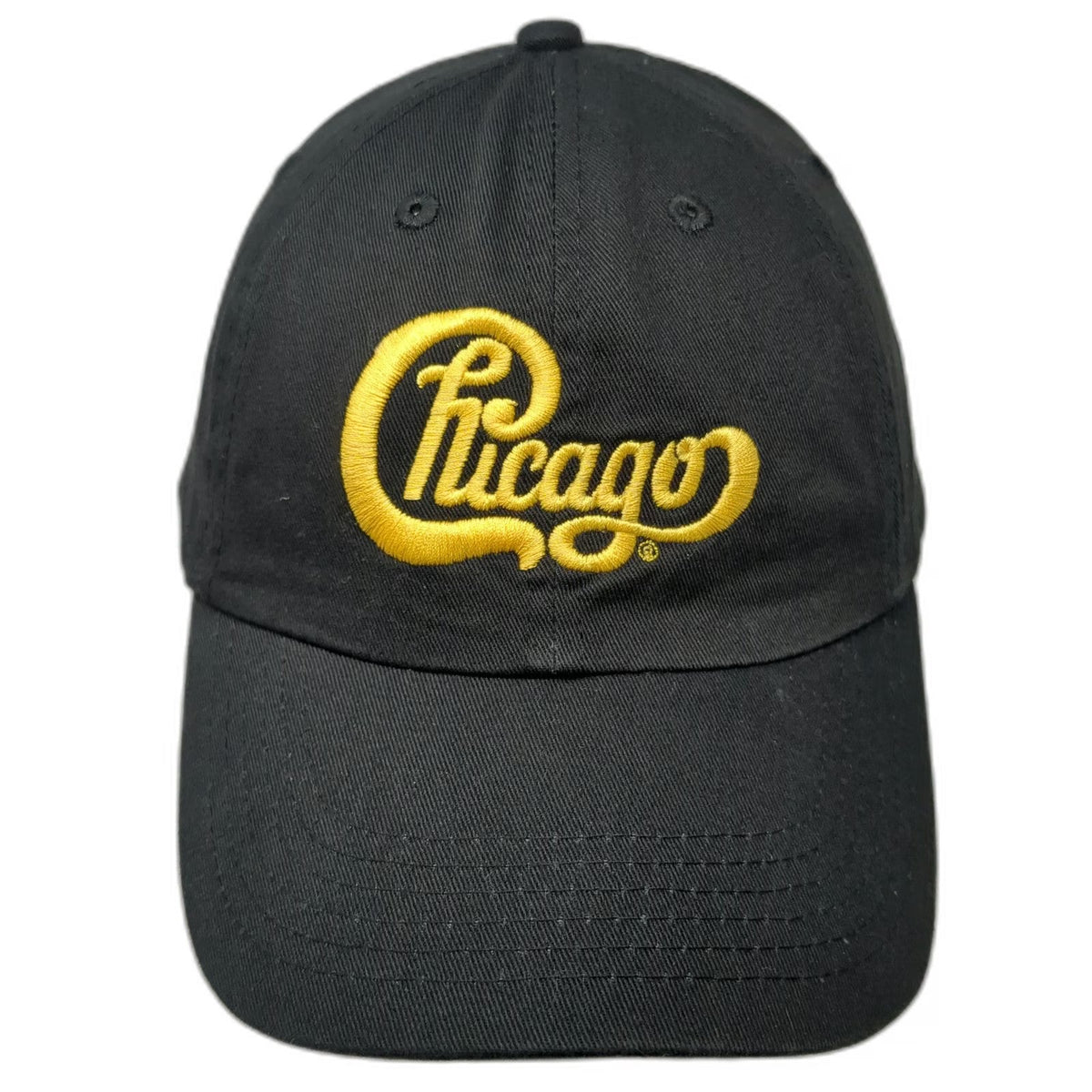 Chicago Baseball Cap Black One Size Hat Script Embroidery Number 55 Strapback
