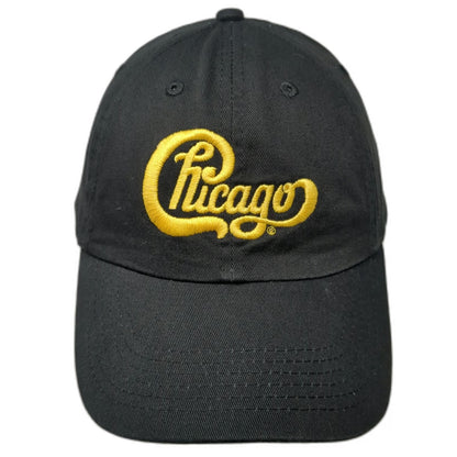 Chicago Baseball Cap Black One Size Hat Script Embroidery Number 55 Strapback