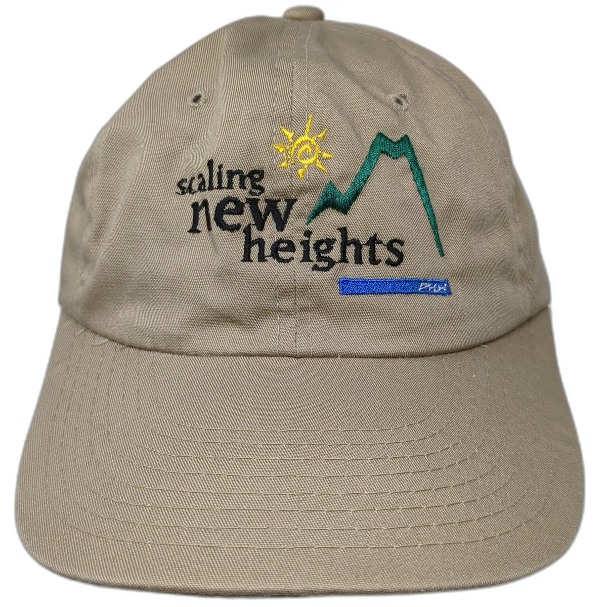 Yupoong Baseball Cap Beige One Size Scaling New Heights Mountain Sun Cotton Hat