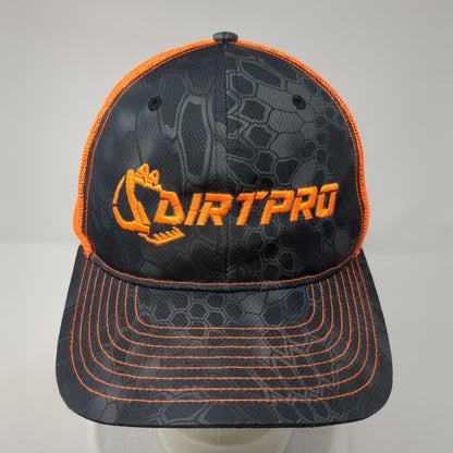 DirtPro Snapback Mesh Back Trucker Hat Camo One Size Richardson 6 Panel