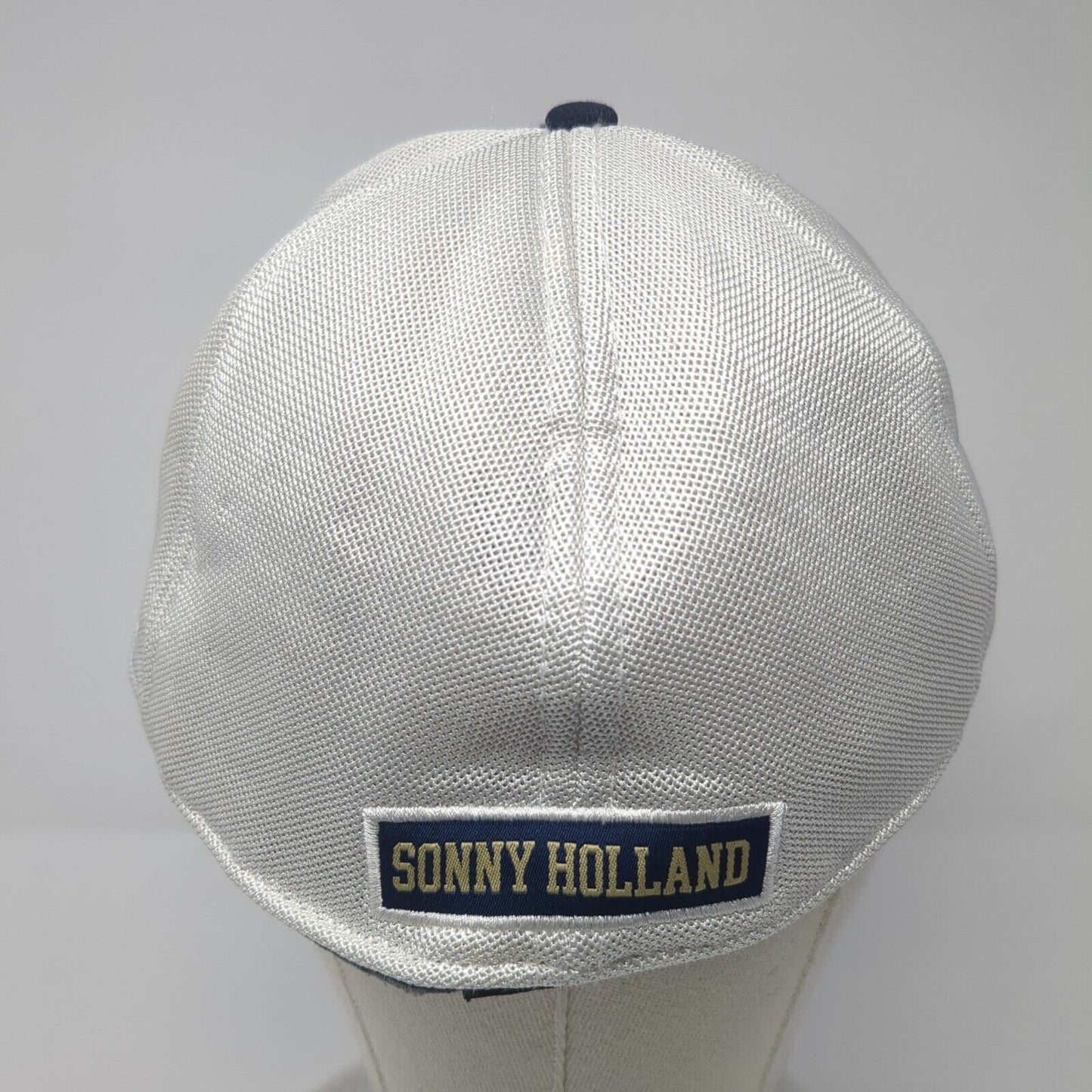 Sonny Holland Adult Fitted Trucker Hat Blue XL Embroidered Mesh Under Armour