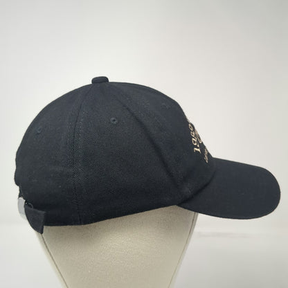 Baseball Cap Black One Size Cotton Slideback New York 1989 Madison Square Hat