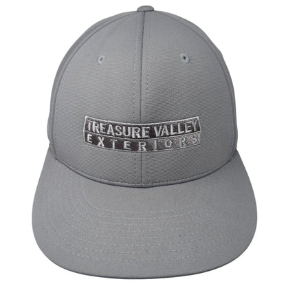 Treasure Valley Exteriors Fitted Hat Gray L/XL Embroidered Richardson