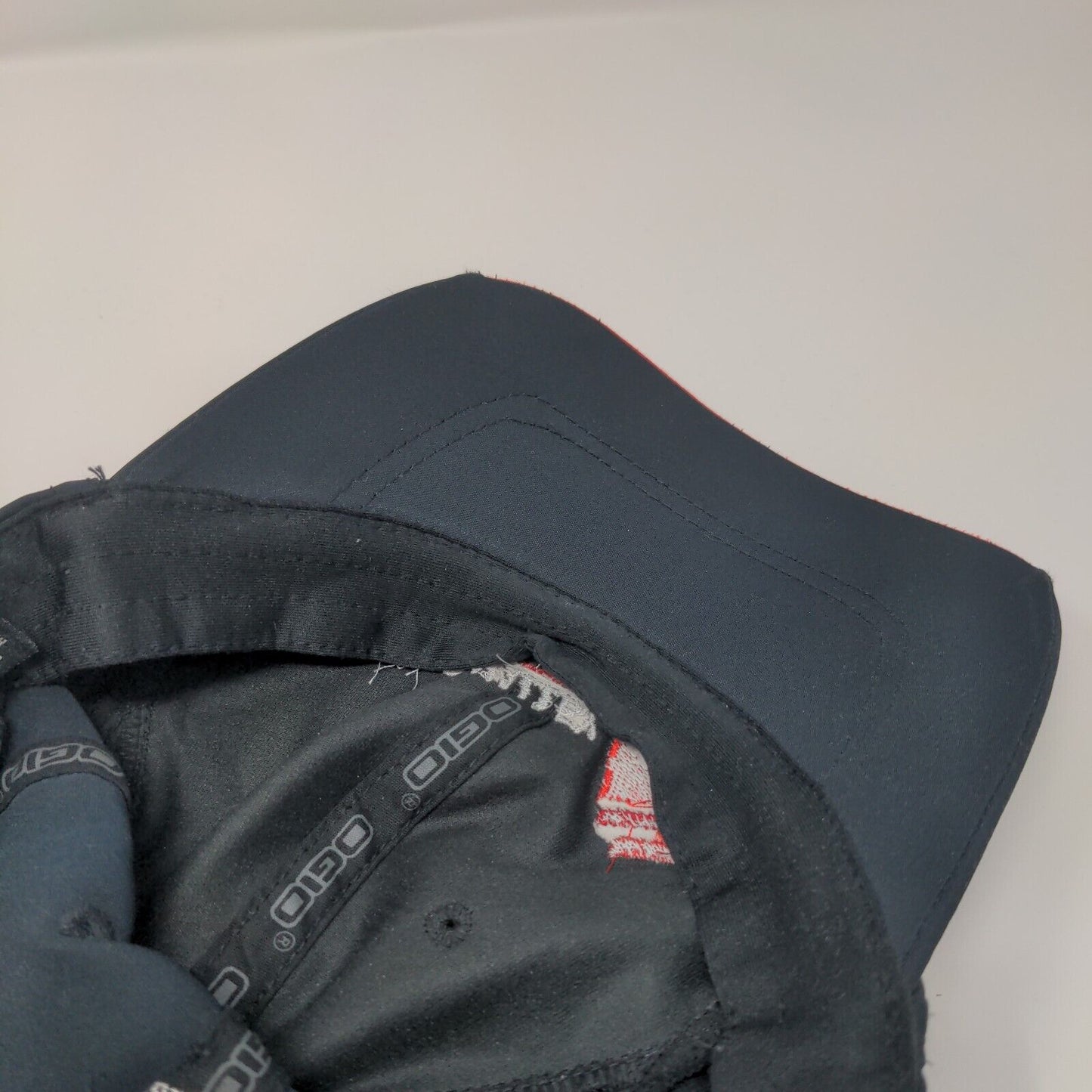 Lower Valley Energy Slideback Hat Black One Size Adjustable Embroidered Ogio