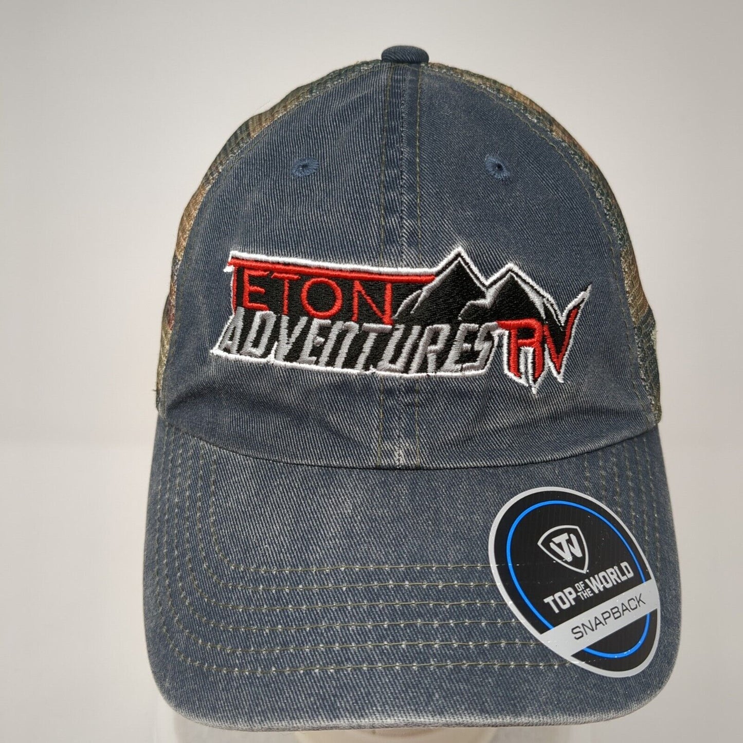 Teton Adventures RV Snapback Trucker Hat Multicolor OS Adjustable Mesh Back