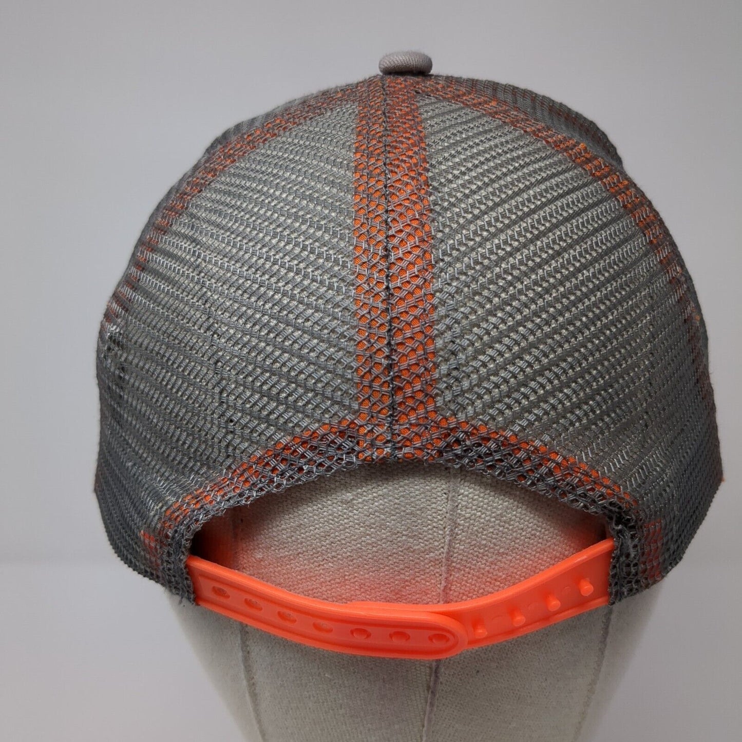 Explore Patch Snapback Mesh Back Trucker Hat Gray One Size Adjustable