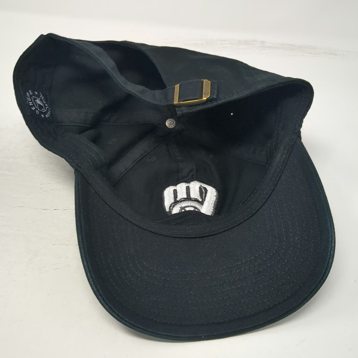 Milwaukee Brewers MLB '47 Baseball Cap Black One Size Embroidered Logo Hat OSFA