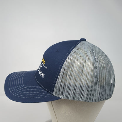 Golbon Protein Advantage Snapback Trucker Hat Blue OS Adjustable Outdoor Cap