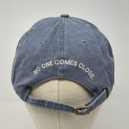 US Air Force No One Cmes Close Slideback Hat Blue One Size Adjustable 6 Panel