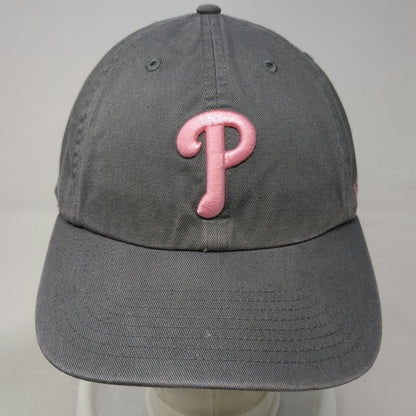 Philadelphia Phillies MLB '47 Baseball Cap Gray Pink One Size Adjustable Strap