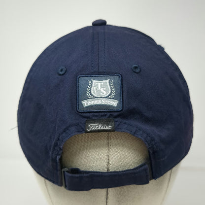 Titleist Baseball Cap Blue One Size Timber Stone Golf Hat Slideback Cotton