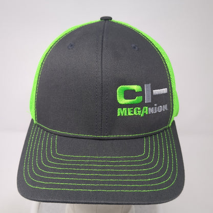 CI-Meganion Snapback Mesh Back Trucker Hat Multi One Size Colorblock