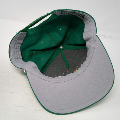 Richardson 5 Panel Hat Green One Size Simplot Soilbuilders Rope Cord Snapback