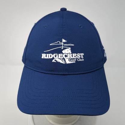Ridge Crest Golf Club Slideback Hat Blue OS Adjustable Embroidered TaylorMade