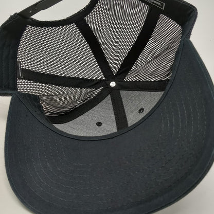 Richardson Trucker Hat Black One Size Carls Cycle Sales Mesh Snapback Patch Logo