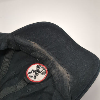 Slim Chickens Strapback Hat Black One Size Stingray Headwear 6 Panel