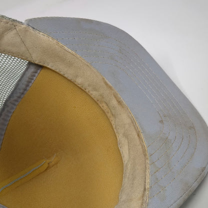 Yupoong Lacamas Shores Trucker Hat Gray One Size Mesh Back Snapback Polyester