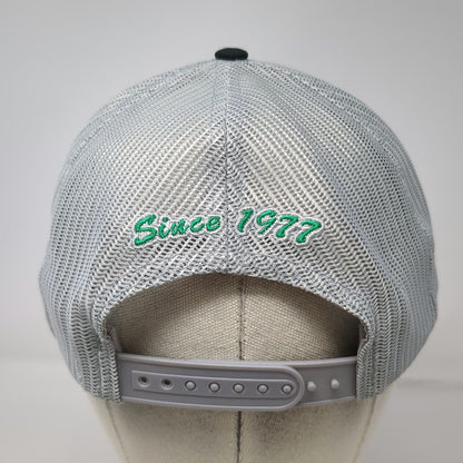 Max Trucker Hat Black One Size Mesh Snapback USA Flag Black Hills Trucking Hat