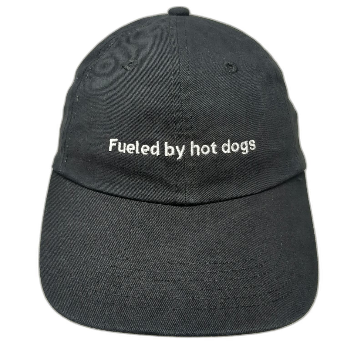 T-Mobile Fueled By Hot Dogs Hat Black One Size Baseball Cap Adjustable Slideback