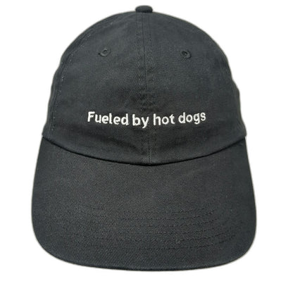 T-Mobile Fueled By Hot Dogs Hat Black One Size Baseball Cap Adjustable Slideback