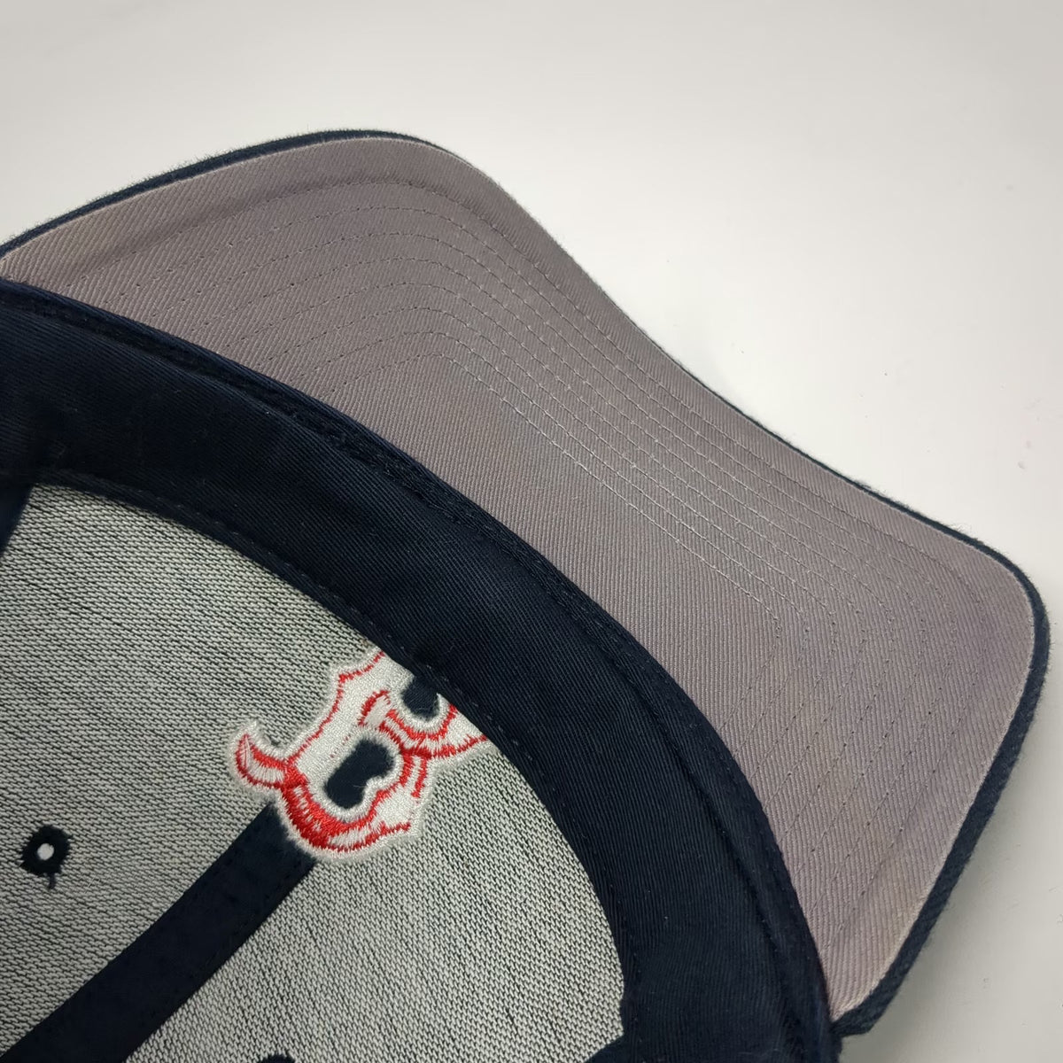 Boston Red Sox MLB Twins Enterprise Baseball Cap Blue One Size Gray Undervisor
