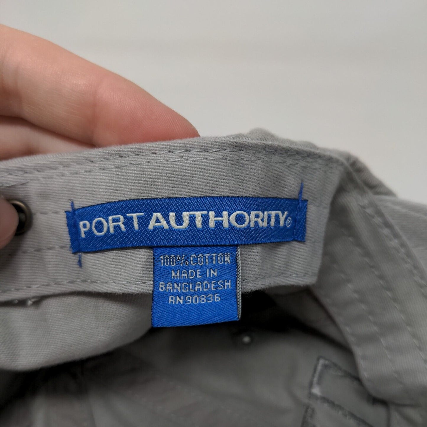 FIT (ish) Messy Hair Don't Care Slideback Hat Gray One Size Port Authority