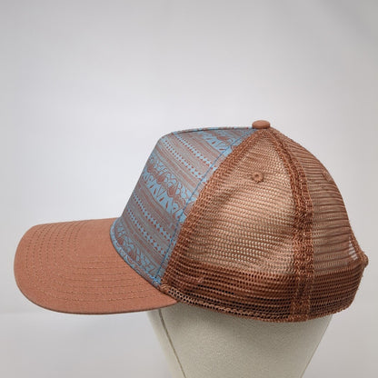 prAna Roots Studio Trucker Hat Multicolor One Size Mesh Back Geometric