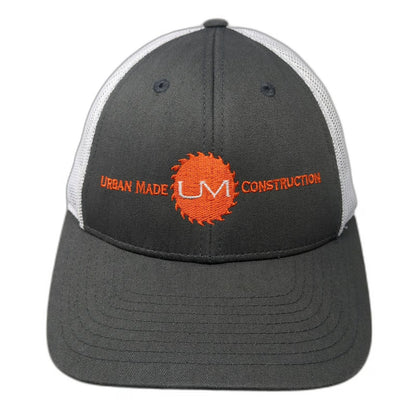 Richardson Trucker Hat Gray S Urban Made Construction Saw Blade Mesh Snapback