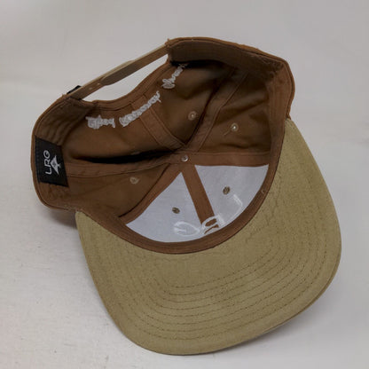 LRG Lifted Research Group Snapback Hat Brown OSFM Embroidered