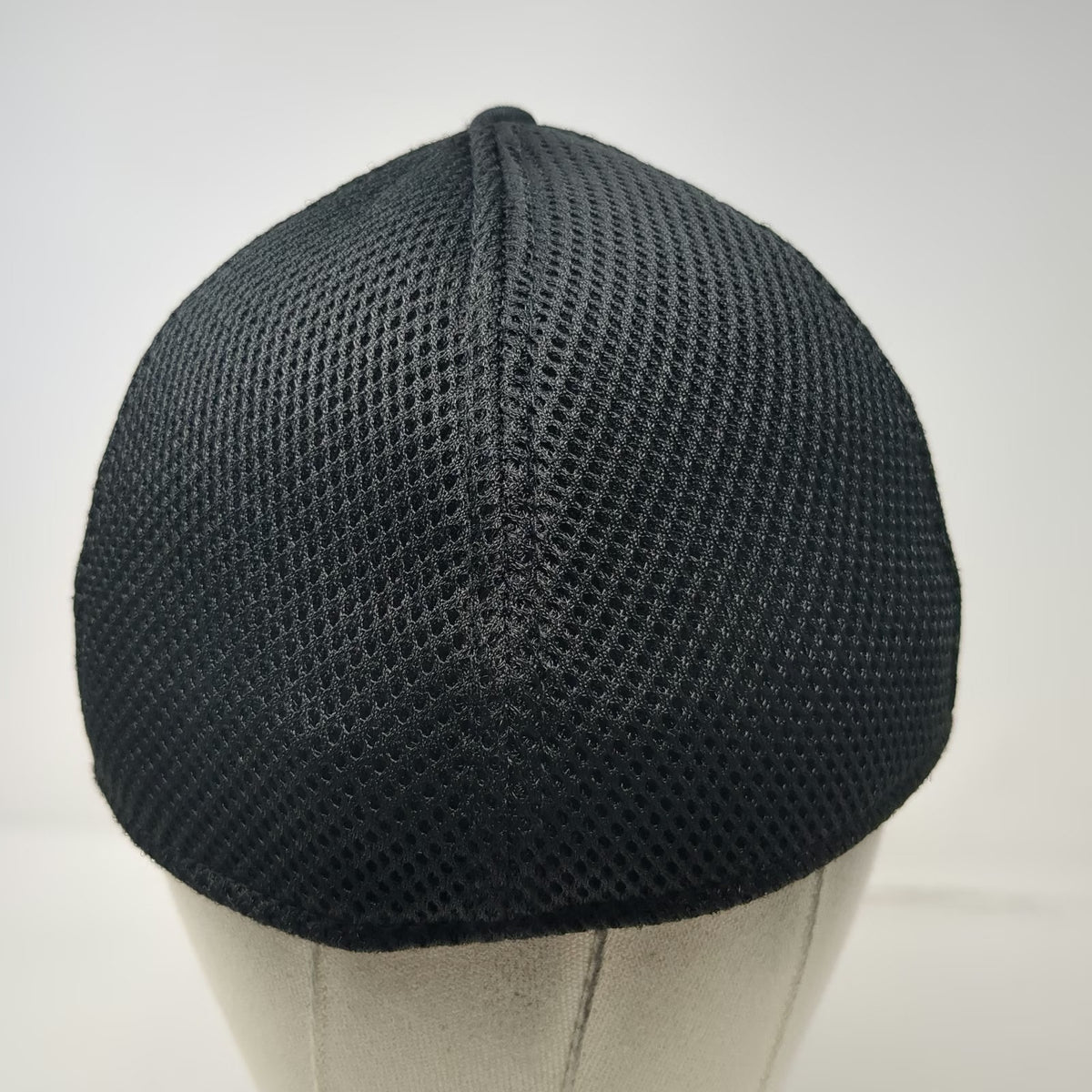 New Era Baseball Cap Black XL Meridian Automotive Mesh Back Stretch Fit Hat