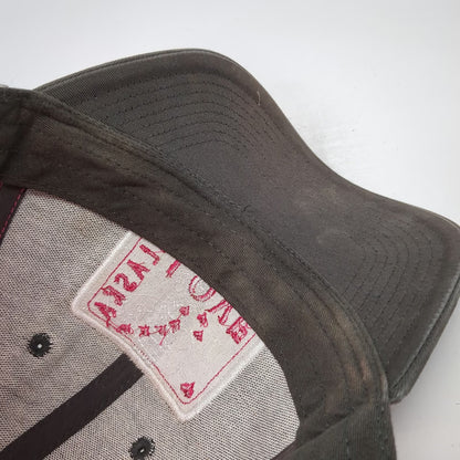Ouray Sportswear Alaska Love Trucker Hat Brown Pink One Size Heart Patch