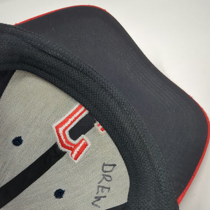 MLB Cleveland Indians OC Sports Baseball Cap Blue Red One Size Strapback Hat