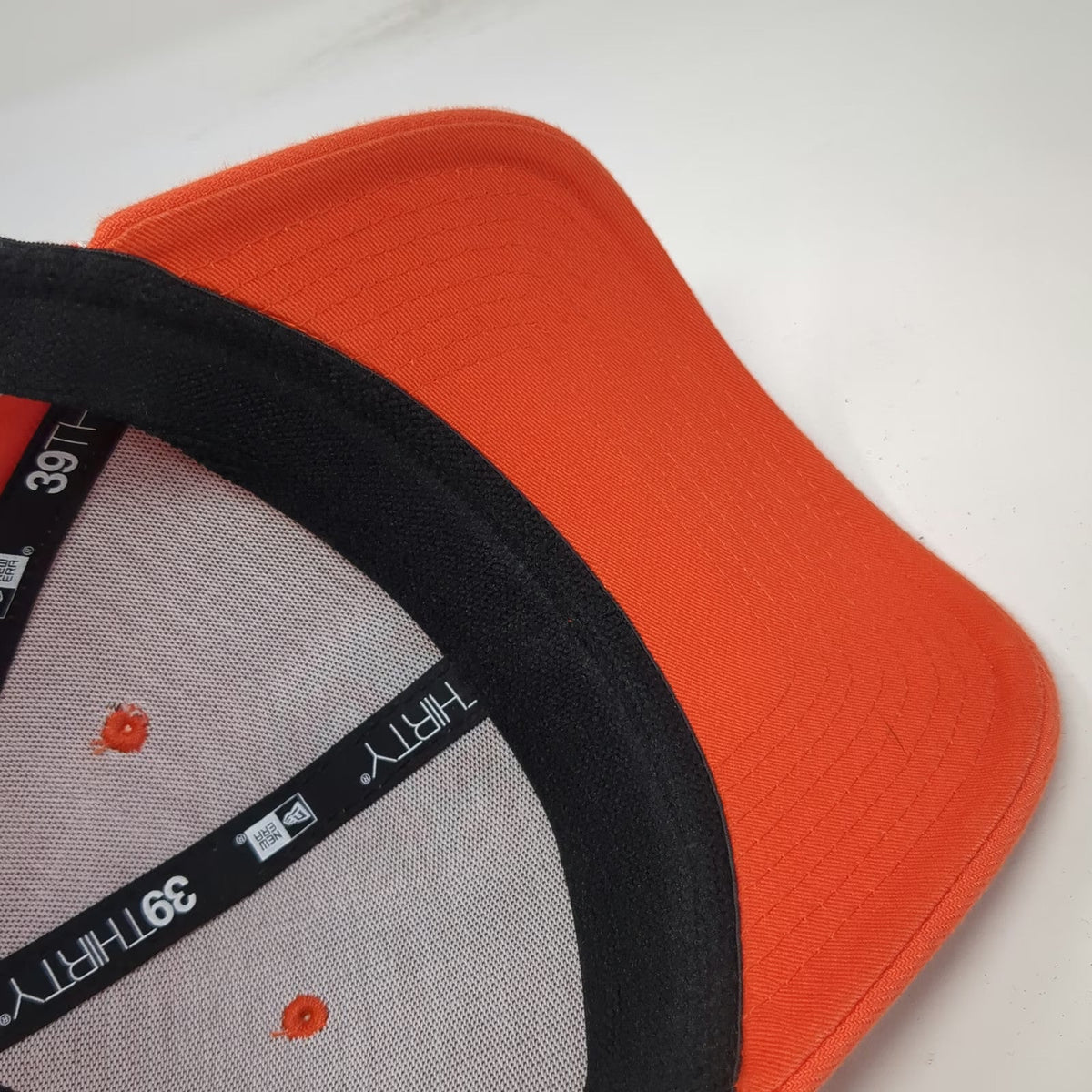 New Era San Francisco Giants MLB Orange XL Baseball Cap 39THIRTY Stretch Fit Hat
